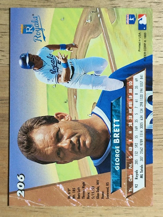 1993 Ultra #206 George Brett