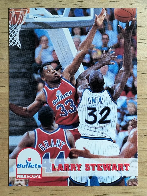 1993-94 Hoops #229 Larry Stewart
