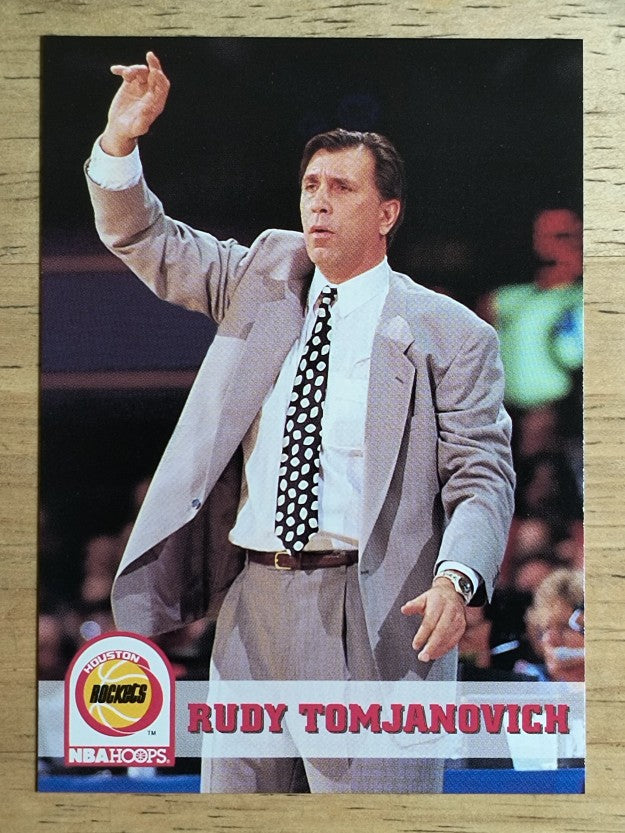 1993-94 Hoops #239 Rudy Tomjanovich CO