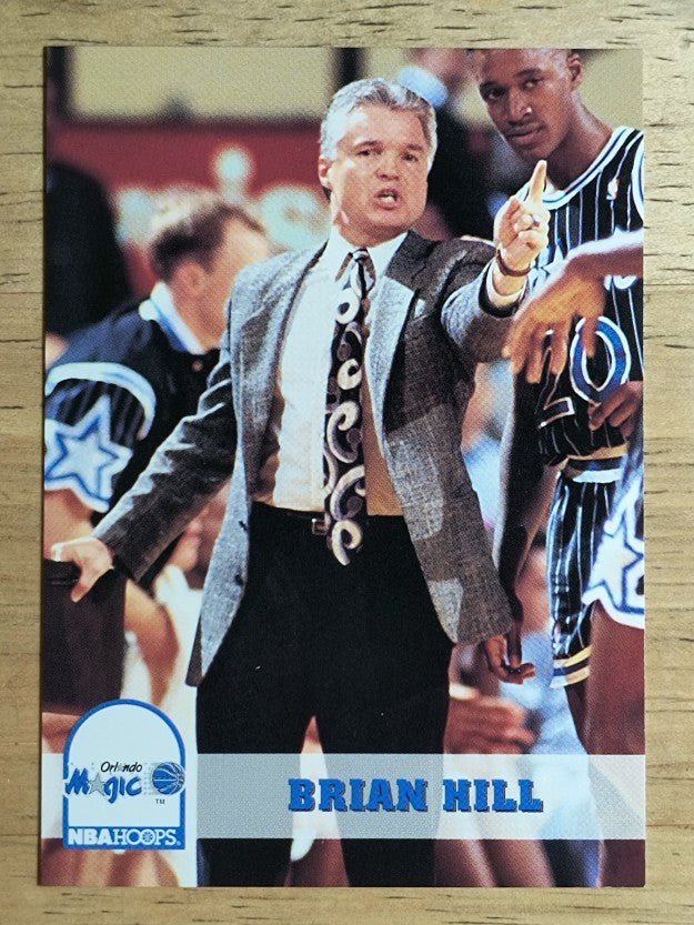 1993-94 Hoops #248 Brian Hill CO