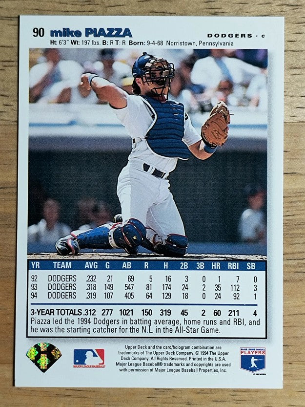 1995 Collector's Choice SE #90 Mike Piazza