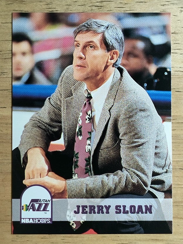 1993-94 Hoops #255 Jerry Sloan CO