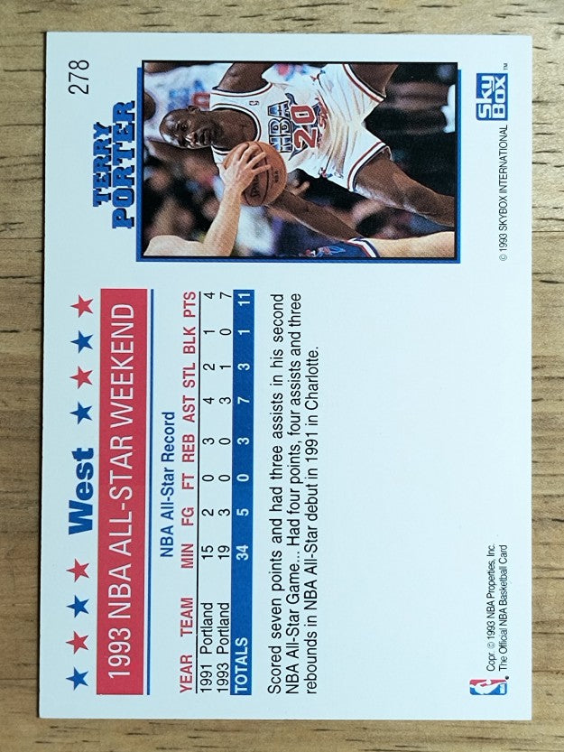 1993-94 Hoops #278 Terry Porter AS