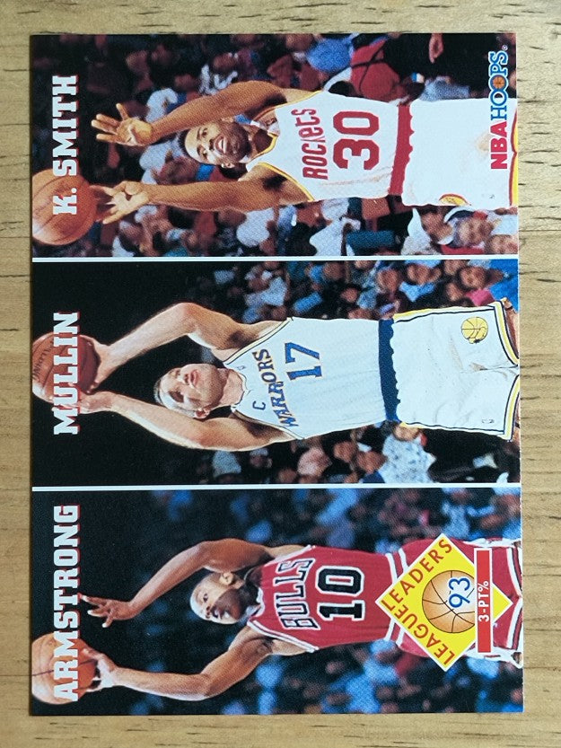 1993-94 Hoops #288 B.J. Armstrong/Chris Mullin/Kenny Smith LL
