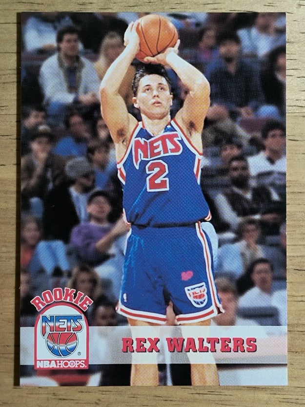 1993-94 Hoops #374 Rex Walters RC