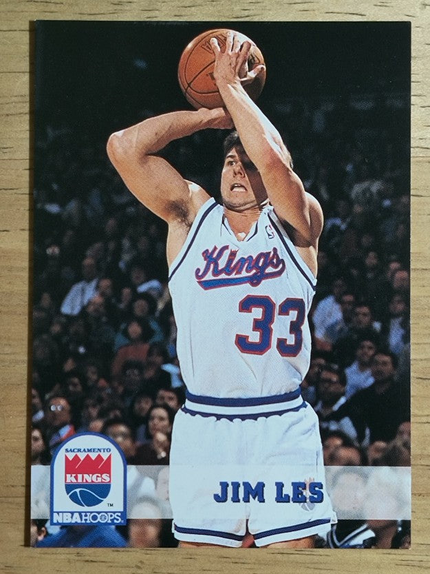 1993-94 Hoops #402 Jim Les