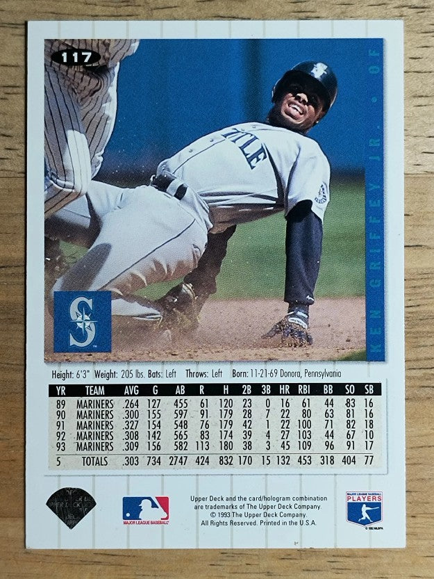 1994 Collector's Choice #117 Ken Griffey Jr.