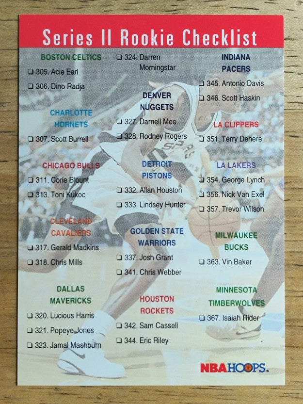 1993-94 Hoops #421 David Robinson CL