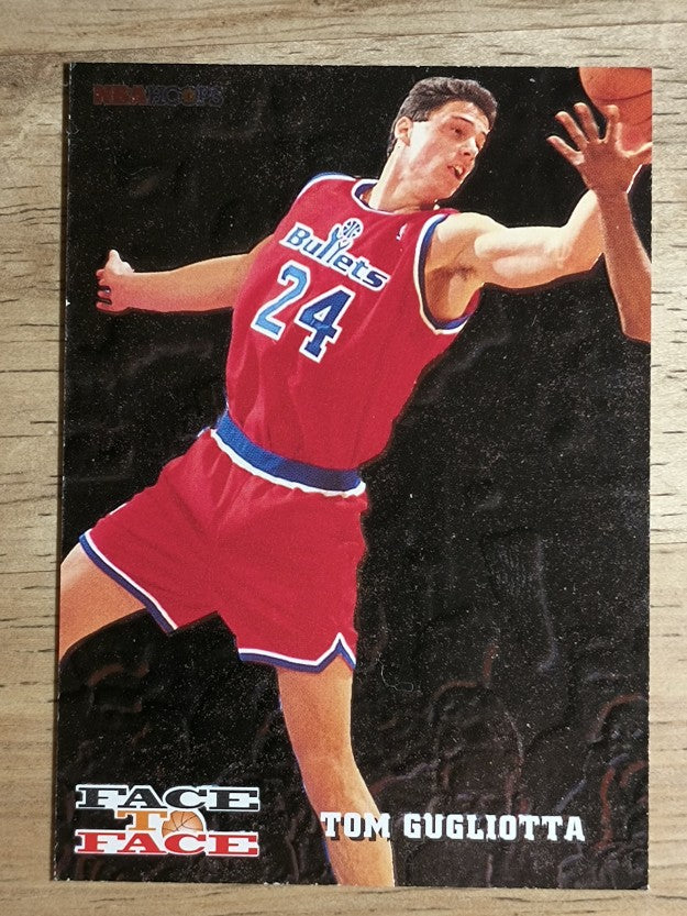 1993-94 Hoops Face to Face #7 Tom Gugliotta/Karl Malone (NM)