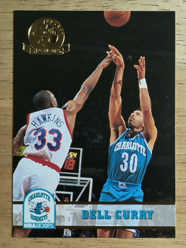 1993-94 Hoops Fifth Anniversary Gold #19 Dell Curry (NM)