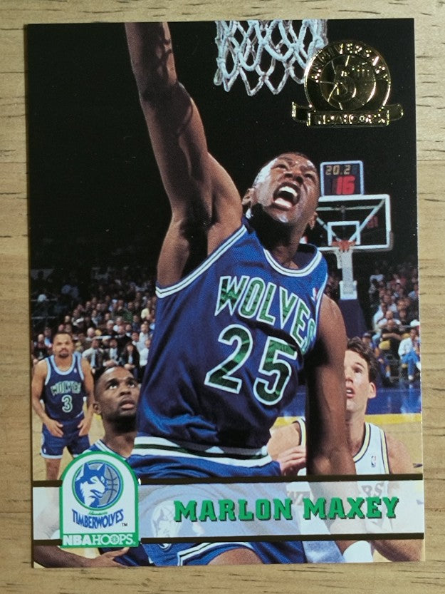 1993-94 Hoops Fifth Anniversary Gold #131 Marlon Maxey