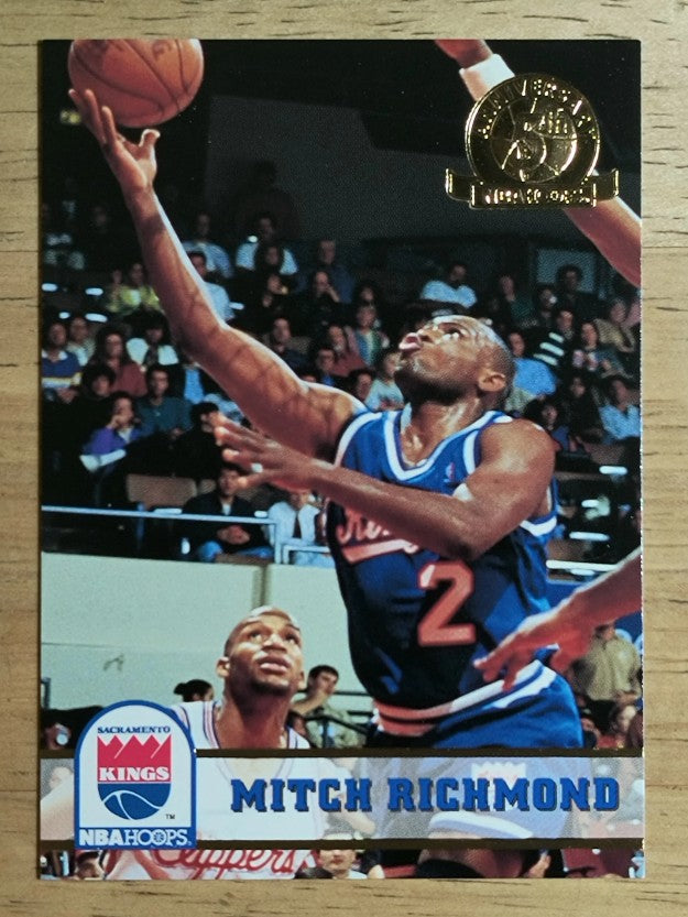 1993-94 Hoops Fifth Anniversary Gold #190 Mitch Richmond (NM)