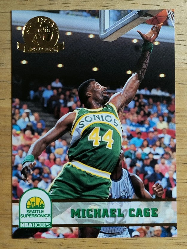 1993-94 Hoops Fifth Anniversary Gold #205 Michael Cage