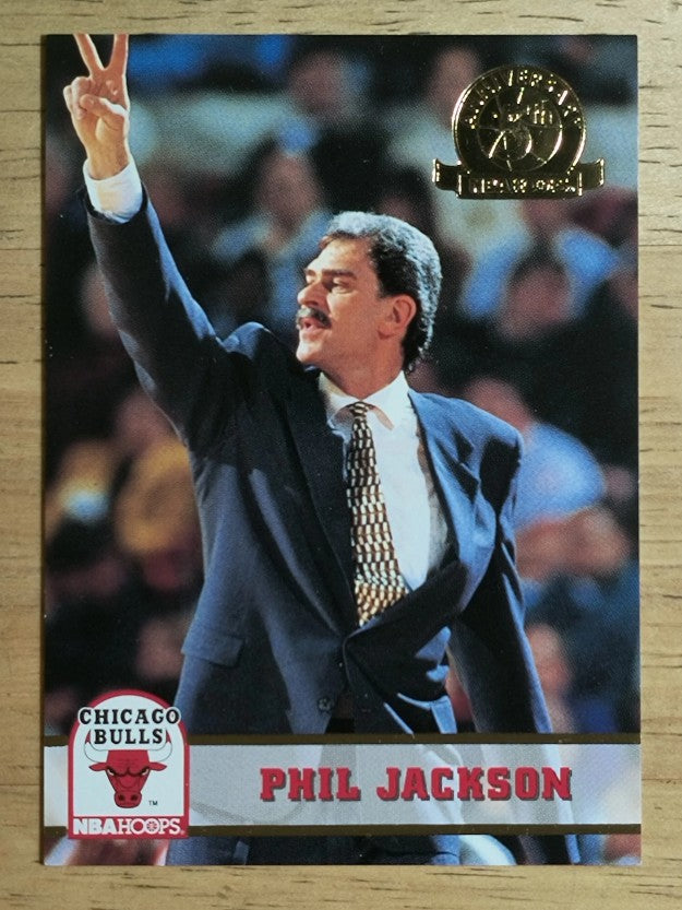 1993-94 Hoops Fifth Anniversary Gold #233 Phil Jackson CO (NM)