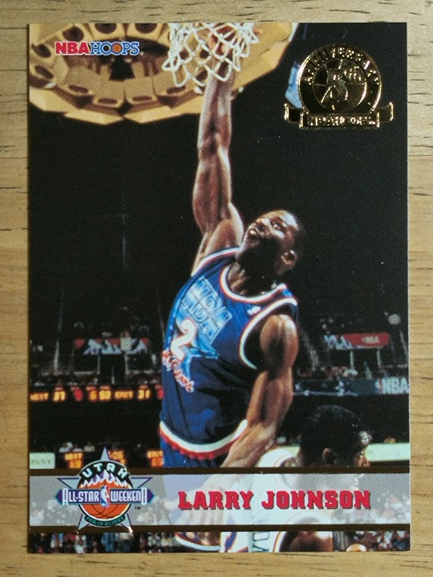 1993-94 Hoops Fifth Anniversary Gold #260 Larry Johnson AS