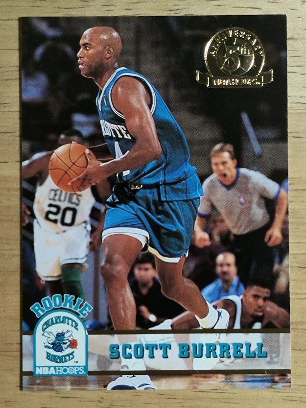 1993-94 Hoops Fifth Anniversary Gold #307 Scott Burrell (NM)