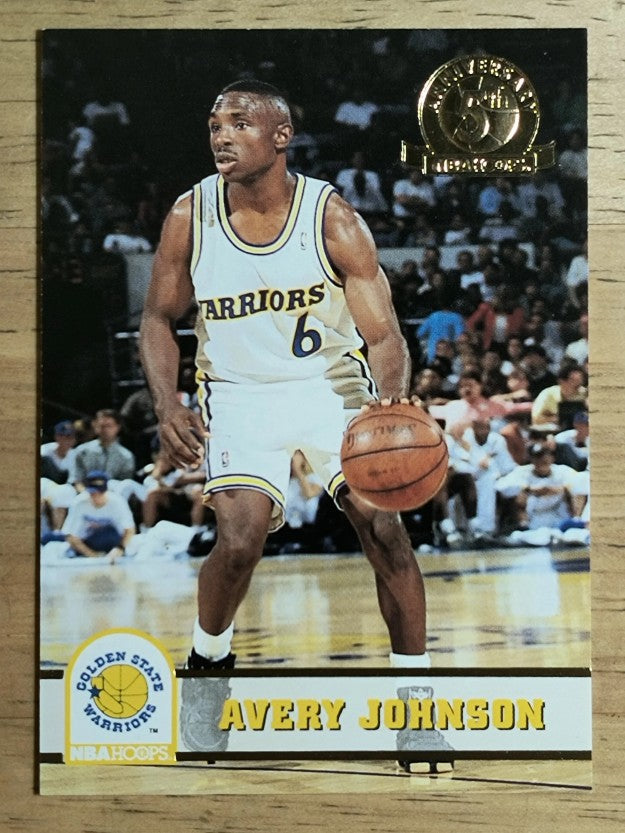 1993-94 Hoops Fifth Anniversary Gold #340 Avery Johnson