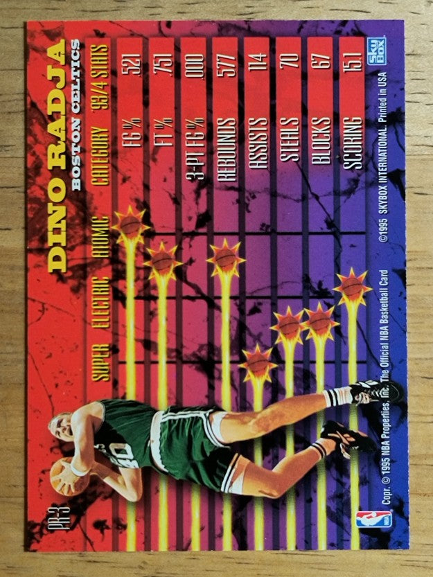 1994-95 Hoops Power Ratings #PR3 Dino Radja