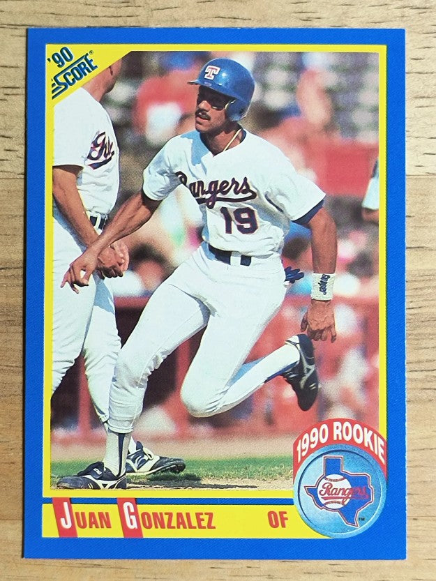 1990 Score #637 Juan Gonzalez RC