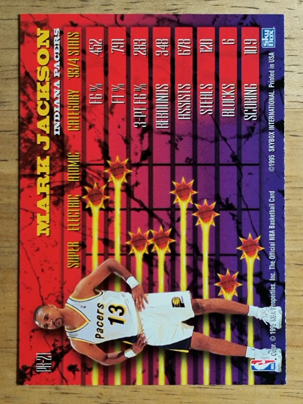 1994-95 Hoops Power Ratings #PR21 Mark Jackson