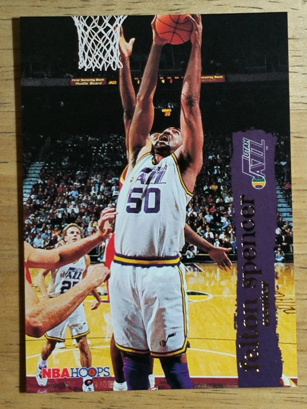 1995-96 Hoops #161 Felton Spencer