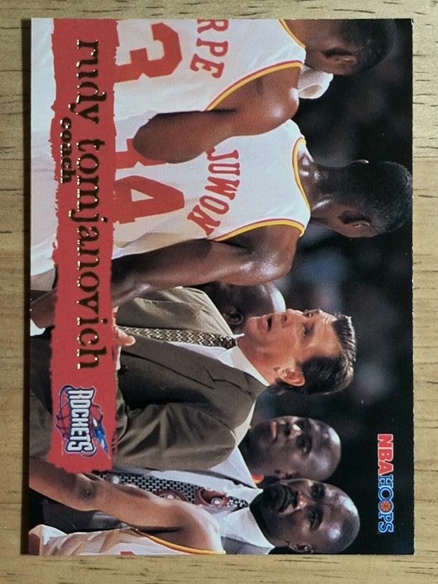 1995-96 Hoops #179 Rudy Tomjanovich CO