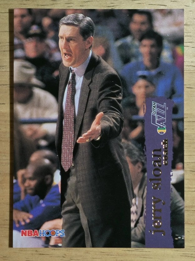 1995-96 Hoops #195 Jerry Sloan CO