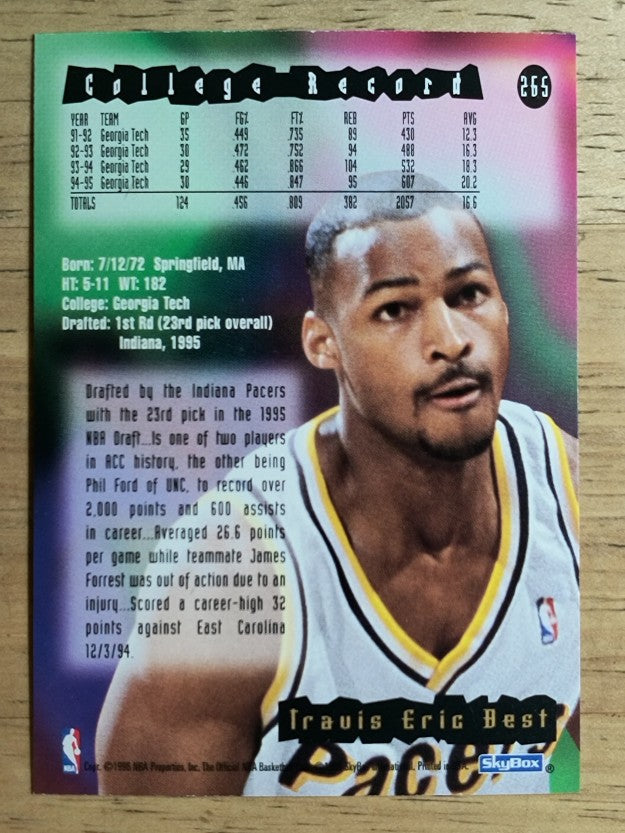 1995-96 Hoops #265 Travis Best RC