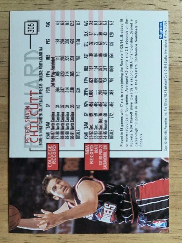1995-96 Hoops #305 Pete Chilcutt