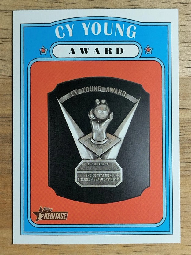 2021 Topps Heritage #365 Cy Young Award