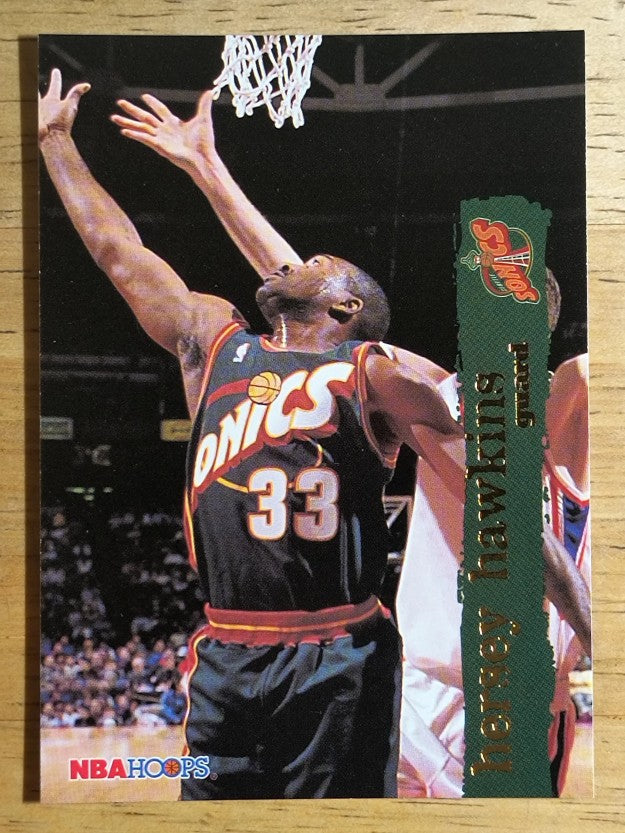 1995-96 Hoops #329 Hersey Hawkins