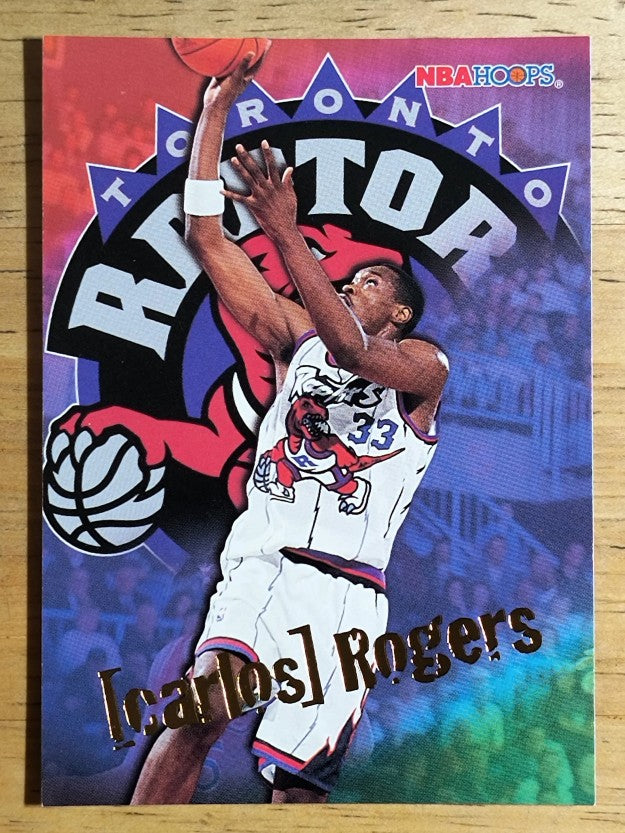 1995-96 Hoops #345 Carlos Rogers ET