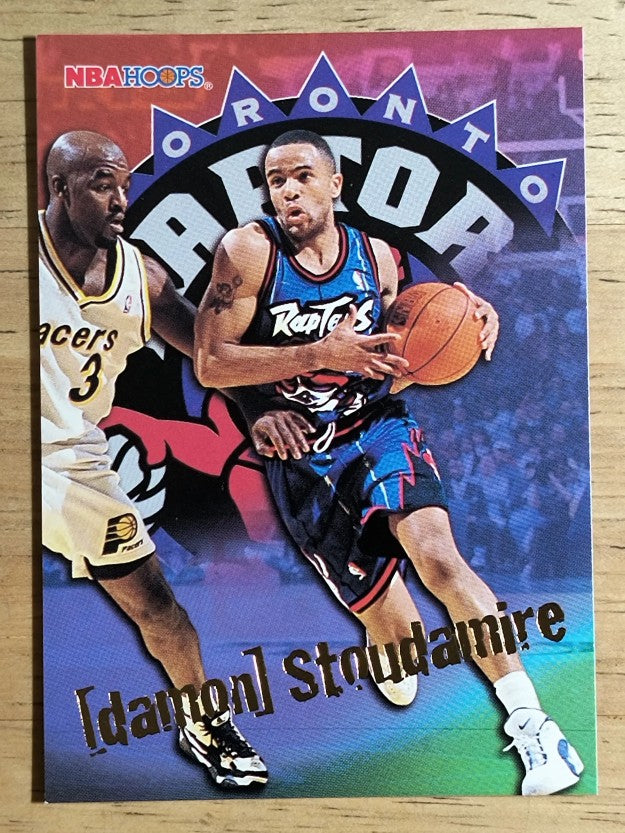 1995-96 Hoops #347 Damon Stoudamire ET