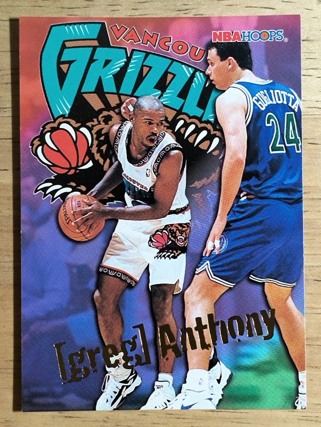 1995-96 Hoops #349 Greg Anthony ET