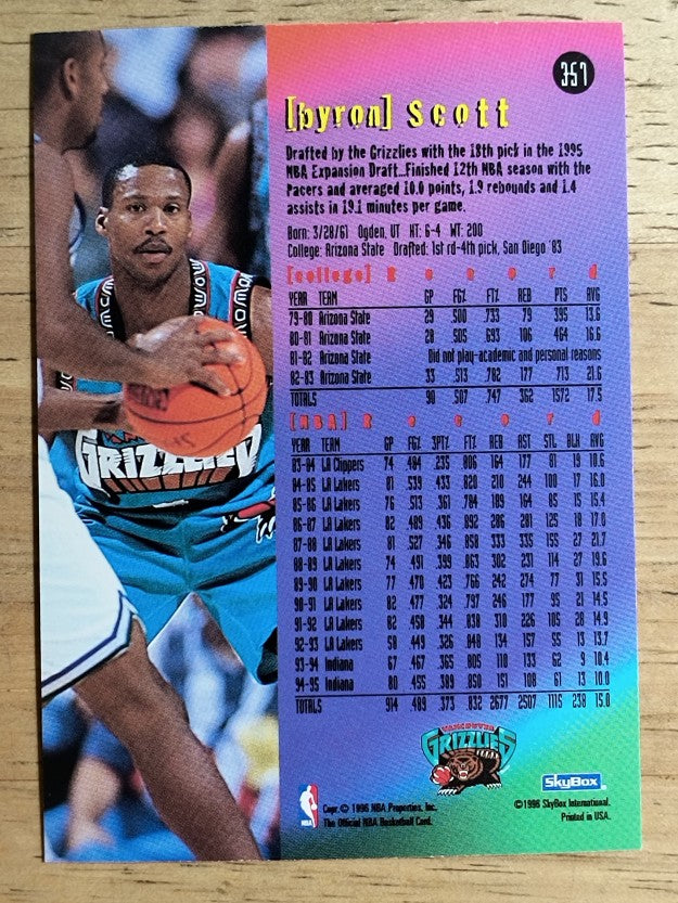 1995-96 Hoops #357 Byron Scott ET