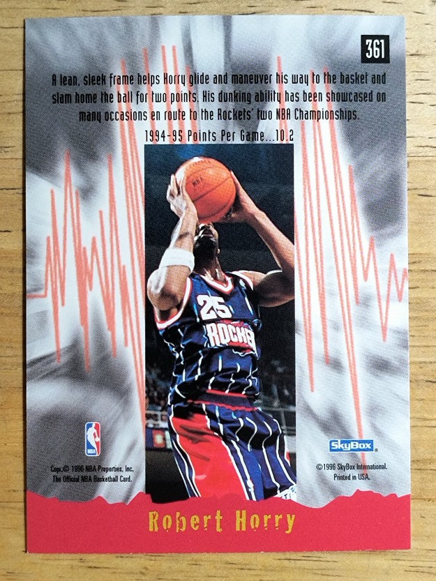 1995-96 Hoops #361 Robert Horry ES