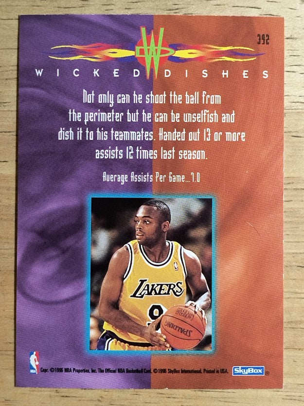 1995-96 Hoops #392 Nick Van Exel WD