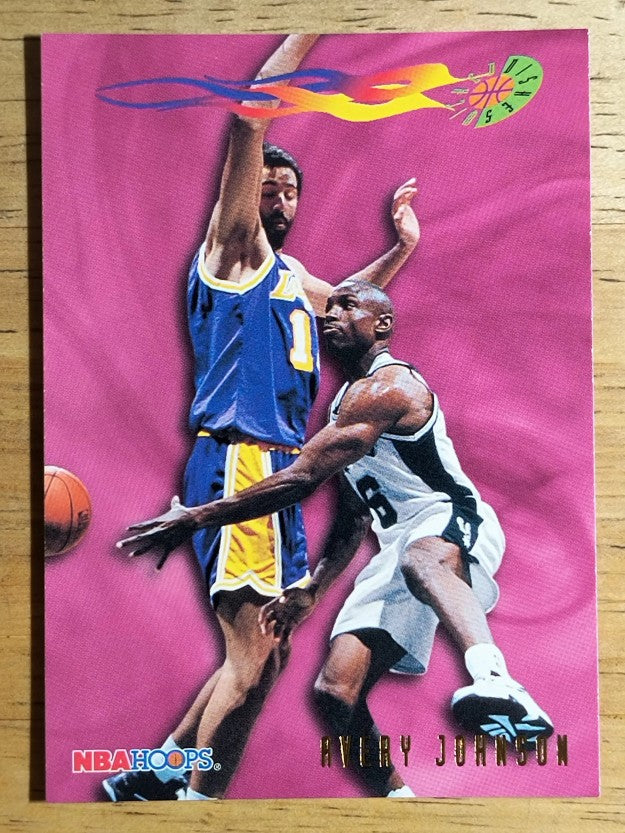 1995-96 Hoops #396 Avery Johnson WD