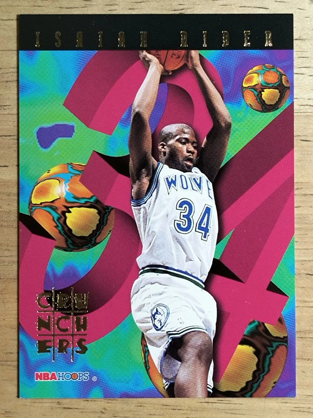 1995-96 Hoops Number Crunchers #21 Isaiah Rider