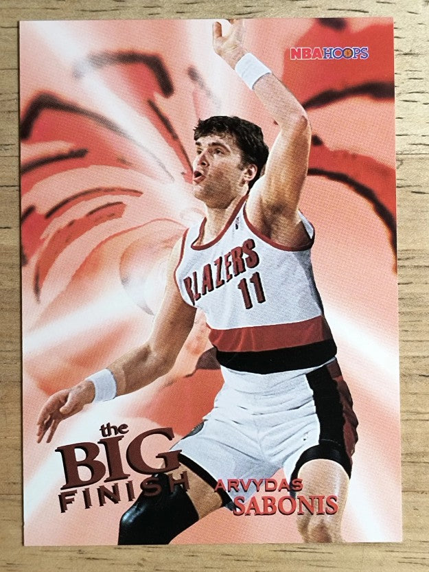 1996-97 Hoops #185 Arvydas Sabonis BF