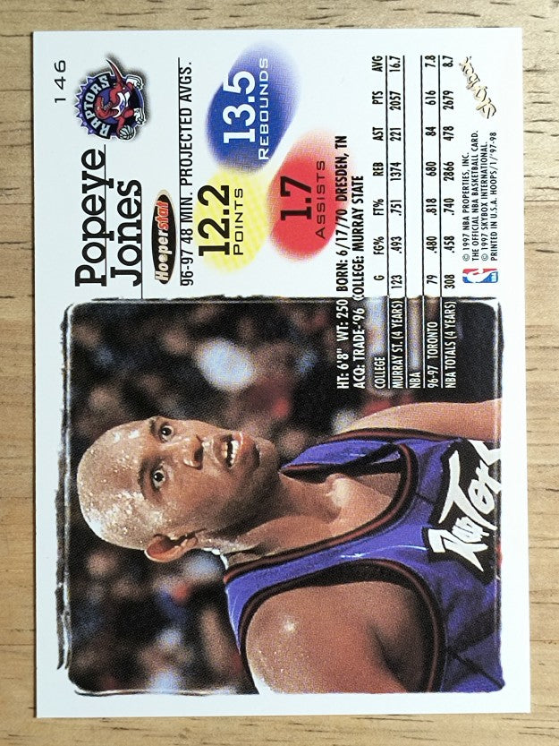 1997-98 Hoops #146 Popeye Jones