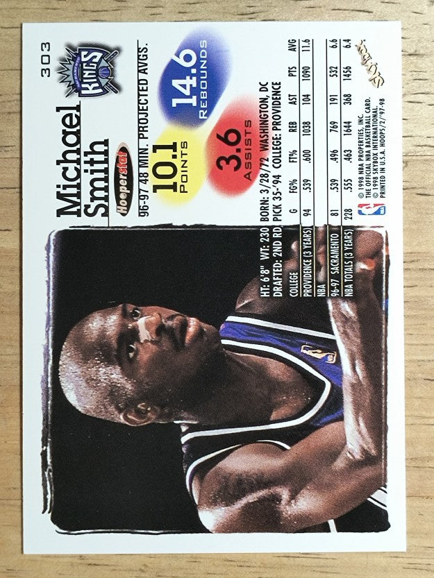 1997-98 Hoops #303 Michael Smith