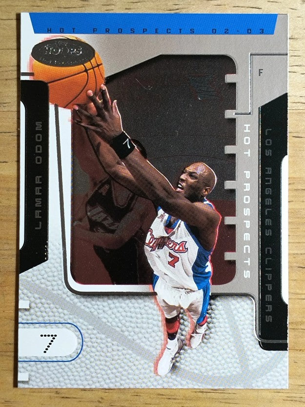 2002-03 Hoops Hot Prospects #71 Lamar Odom