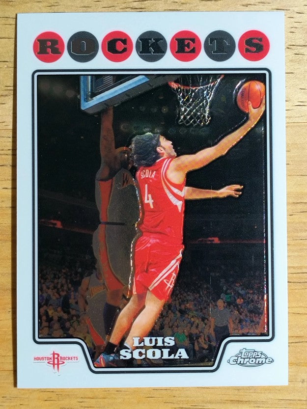 2008-09 Topps Chrome #4 Luis Scola