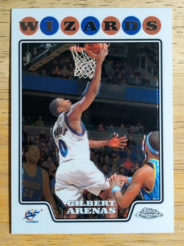 2008-09 Topps Chrome #10 Gilbert Arenas