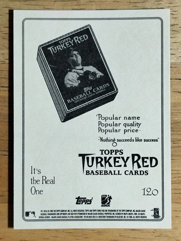 2005 Topps Turkey Red #120A Vladimir Guerrero w/Bat SP