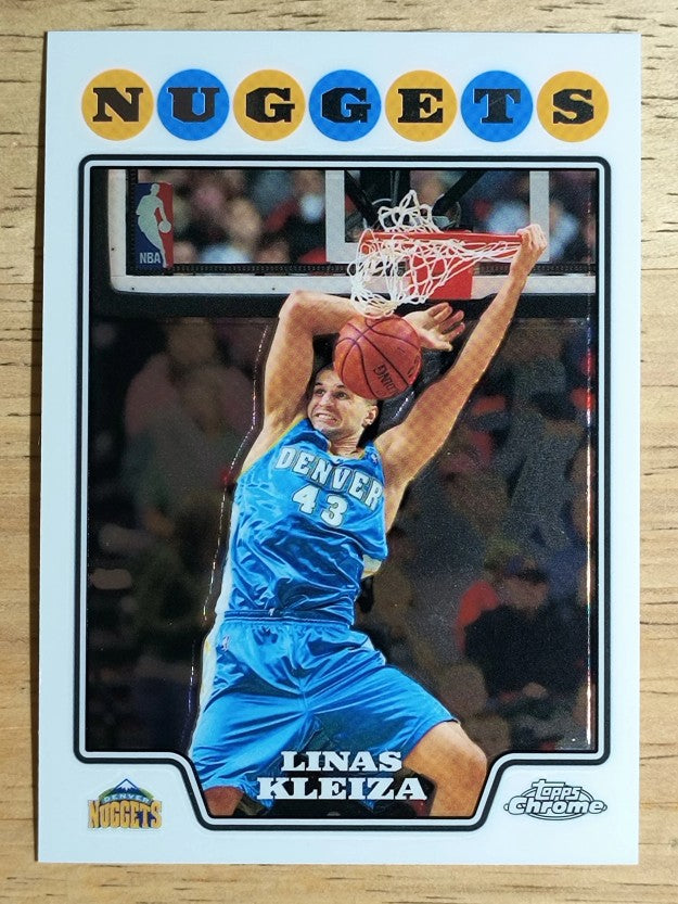 2008-09 Topps Chrome #43 Linas Kleiza