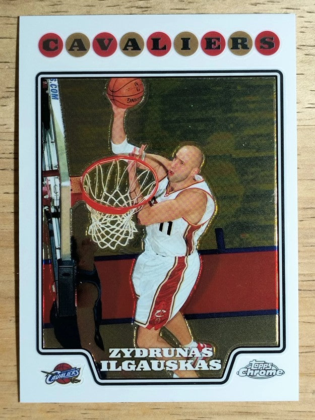 2008-09 Topps Chrome #61 Zydrunas Ilgauskas