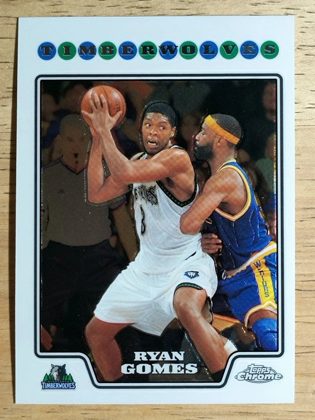 2008-09 Topps Chrome #102 Ryan Gomes