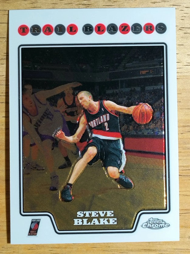 2008-09 Topps Chrome #118 Steve Blake